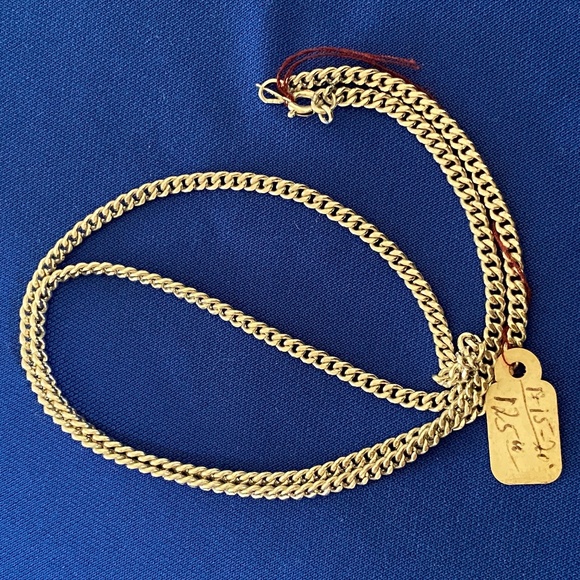 Agem I Sterling Silver Curb Neck Chain 20" - Picture 1 of 16